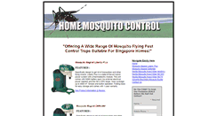 Desktop Screenshot of homemosquitocontrol.mjhub.biz