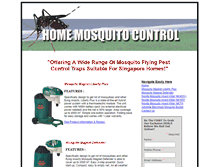 Tablet Screenshot of homemosquitocontrol.mjhub.biz